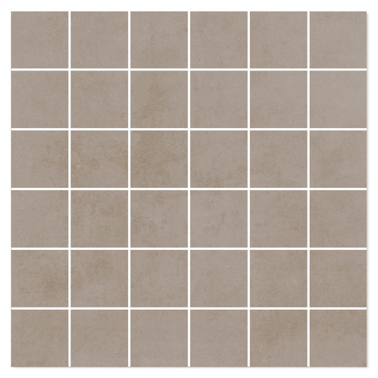 Mosaik Klinker Stream Brun-Grå Matt 30x30 (5x5) cm-0